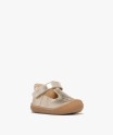 Chaussures premiers pas bébé fille en cuir vernis uni et à scratch - NA![MISSING]